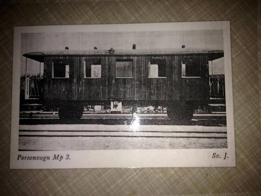 Апартаменти Fjordhytten. Rebuild Train Wagon From 1937. Оденсе Екстер'єр фото